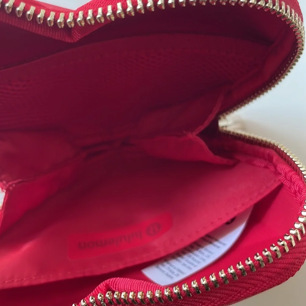 lululemon Red Heart Shaped Wristlet Keychain - Picture 5 of 8